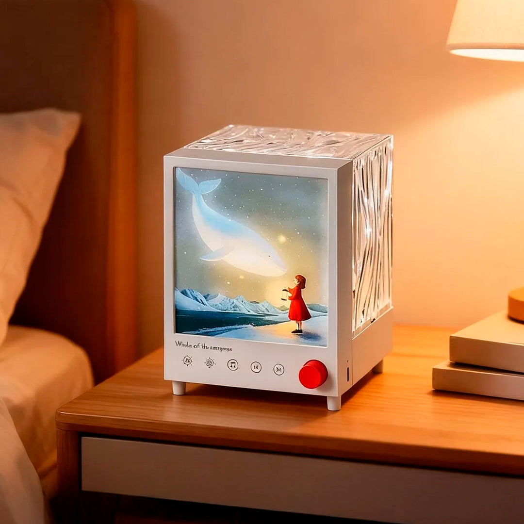 Aurora Box – Ambient Light Projector with Relaxing Sound