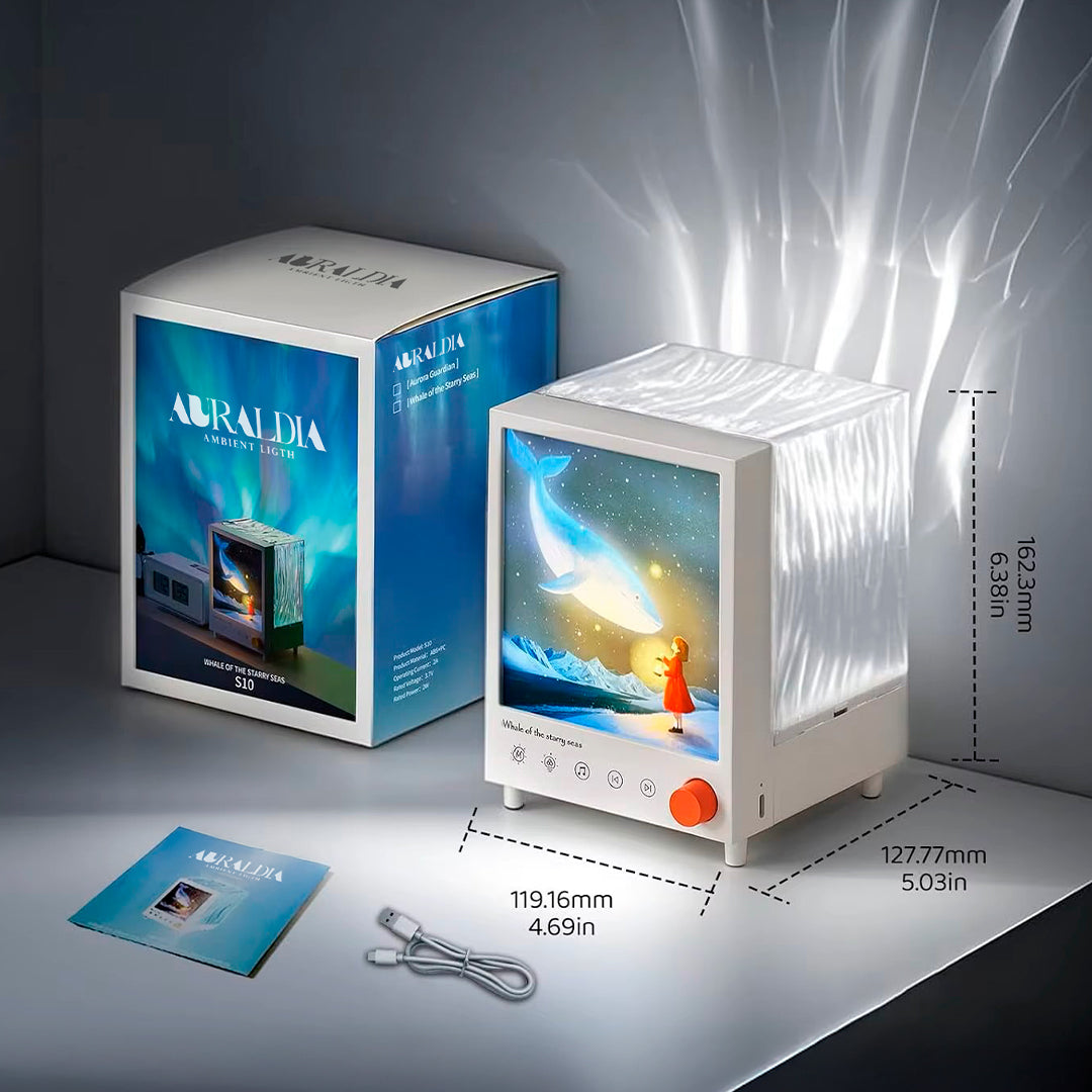 Aurora Box – Ambient Light Projector with Relaxing Sound