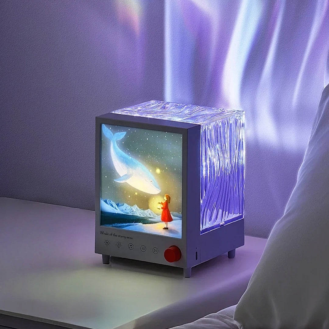 Aurora Box – Ambient Light Projector with Relaxing Sound