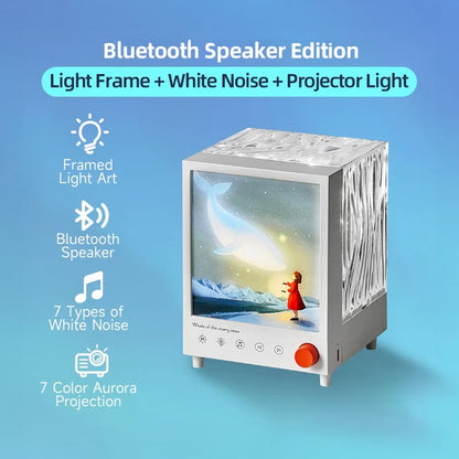 Aurora Box – Ambient Light Projector with Relaxing Sound
