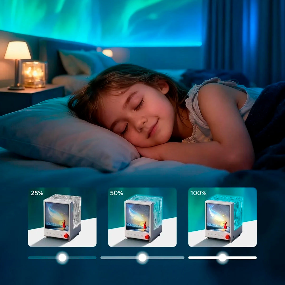 Aurora Box – Ambient Light Projector with Relaxing Sound
